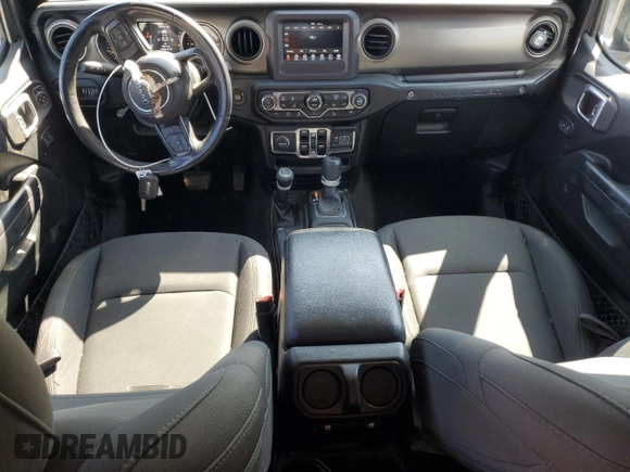 2020 Jeep Wrangler Unlimited Sport S z VIN 1C4HJXDG8LW242701, wystawiony jako Copart lot #50560505 z przebiegiem 73 206 mil mil oraz Szkoda całkowita • Salvage title. Historia ofert i sprzedaży dostępna na DreamBid. Obrazek 8.