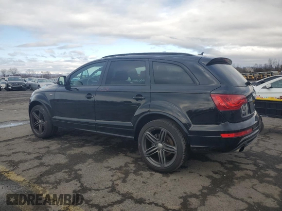 2014 Audi Q7 3.0T S line Prestige with VIN WA1DGAFE7ED008645, listed as a Copart auction lot 48963605 with 32,602 mi miles and Salvage Title. Bid and sale history available at carsss.com. Image 2.