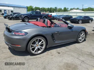 2023 Porsche Boxster with VIN WP0CA2A8XPS205012, listed as a Copart auction lot 59176455 with Not provided miles and Salvage title. Bid and sale history available at DreamBid. Image 3.
