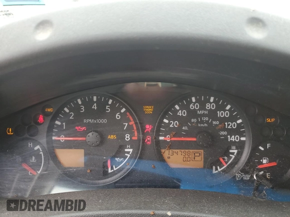 2008 Nissan Frontier SE with VIN 1N6AD06W68C406876, listed as a Copart auction lot 48726085 with 134,798 mi miles and Salvage title. Bid and sale history available at DreamBid. Image 9.