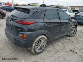 2019 Hyundai Kona SEL with VIN KM8K2CAA7KU352673, listed as a Copart auction lot 46595165 with 64,482 mi miles and Salvage Title. Bid and sale history available at carsss.com. Image 3.