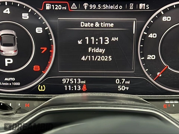 2016 Audi TT 2.0T with VIN TRUT5CFV1G1013109, listed as a Copart auction lot 53100745 with 97,513 mi miles and Clean Title. Bid and sale history available at carsss.com. Image 8.