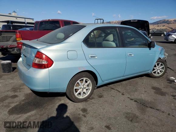 2003 Toyota Prius with VIN JT2BK12U530085214, listed as a Copart auction lot 78071744 with 100,588 mi miles and Salvage Title. Bid and sale history available at carsss.com. Image 3.