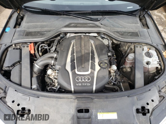 2015 Audi A8 L 4.0T with VIN WAU32AFD7FN033464, listed as a Copart auction lot 42682643 with 130,105 mi miles. Bid and sale history available at carsss.com. Image 11.