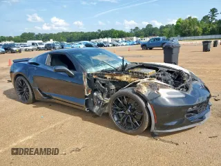 2016 Chevrolet Corvette Z06 1LZ with VIN 1G1YP2D60G5612360, listed as a Copart auction lot 59606855 with 88,050 mi miles and Salvage title. Bid and sale history available at DreamBid. Image 4.