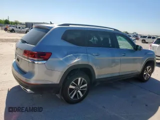 2023 Volkswagen Atlas SE with VIN 1V2DP2CA9PC505409, listed as a Copart auction lot 52581305 with 15,938 mi miles and Salvage title. Bid and sale history available at DreamBid. Image 3.