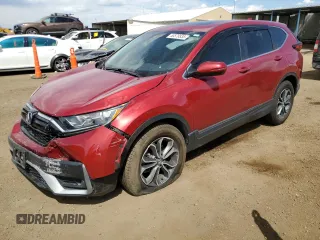 2022 Honda CR-V EX z VIN 2HKRW2H58NH602009, wystawiony jako Copart lot #53578835 z przebiegiem 36 575 mil mil oraz Szkody całkowita. Historia ofert i sprzedaży dostępna na DreamBid. Obrazek 1.