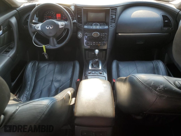 2010 Infiniti FX with VIN JN8AS1MW7AM851892, listed as a Copart auction lot 64990275 with 125,266 mi miles and Salvage title. Bid and sale history available at DreamBid. Image 8.