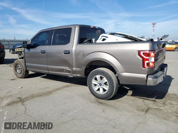 2020 Ford F-150 XL with VIN 1FTEW1C52LFA97821, listed as a Copart auction lot 42384905 with 41,867 mi miles and Salvage Title. Bid and sale history available at carsss.com. Image 2.