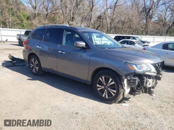 2018 Nissan Pathfinder S with VIN 5N1DR2MN0JC603115, listed as a Copart auction lot 46102035 with 114,220 mi miles and Salvage Title. Bid and sale history available at carsss.com. Image 4.