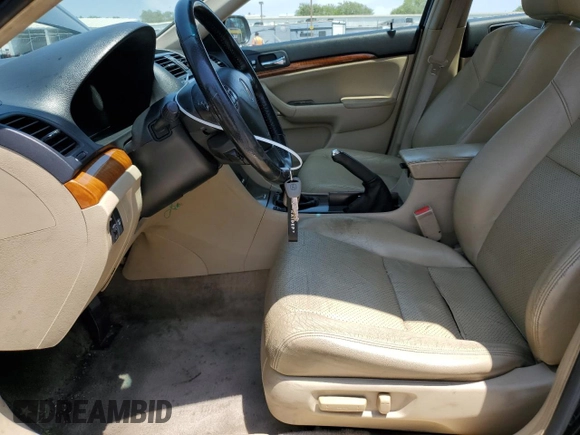 2006 Acura TSX Navi with VIN JH4CL95996C022164, listed as a Copart auction lot 60137615 with 312,665 mi miles and Salvage title. Bid and sale history available at DreamBid. Image 7.