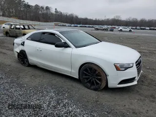2015 Audi A5 Premium with VIN WAUCFAFRXFA049486, listed as a Copart auction lot 42495405 with 0 mi miles and Salvage Title. Bid and sale history available at carsss.com. Image 4.