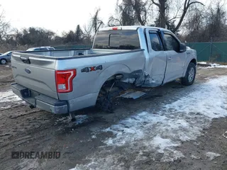 2016 Ford F-150 XLT with VIN 1FTEX1EP7GFC38318, listed as a IAAI auction lot 41417018 with 107,838 mi miles. Bid and sale history available at carsss.com. Image 4.
