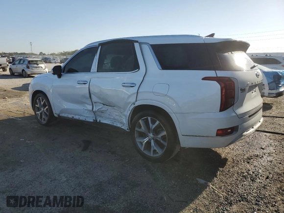 2021 Hyundai Palisade Calligraphy z VIN KM8R7DHE0MU314204, wystawiony jako Copart lot #49709725 z przebiegiem 60 356 mil mil oraz Szkoda całkowita • Salvage title. Historia ofert i sprzedaży dostępna na DreamBid. Obrazek 2.