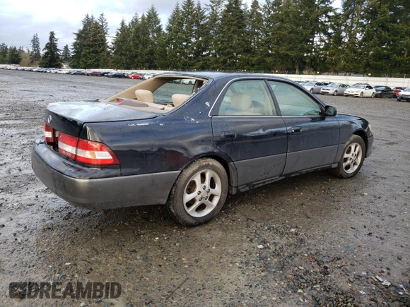 2001 Lexus ES 300 with VIN JT8BF28G015105905, listed as a Copart auction lot 46183805 with 202,449 mi miles and Salvage Title. Bid and sale history available at DreamBid. Image 3.