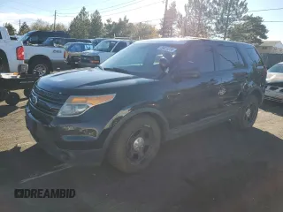 2013 Ford Utility Police Interceptor with VIN 1FM5K8AR9DGC11010, listed as a Copart auction lot 79427274 with 156,608 mi miles and Salvage Title. Bid and sale history available at carsss.com. Image 1.