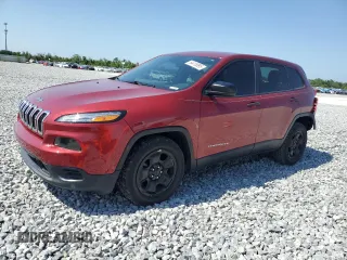 2016 Jeep Cherokee Sport with VIN 1C4PJLAB3GW284244, listed as a Copart auction lot 54418995 with 121,095 mi miles and Salvage Title. Bid and sale history available at DreamBid. Image 1.