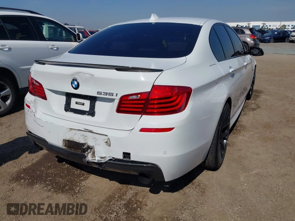 2016 BMW 5 Series 535i with VIN WBA5B1C54GG134991, listed as a IAAI auction lot 41573388 with 91,161 mi miles and . Bid and sale history available at DreamBid. Image 6.