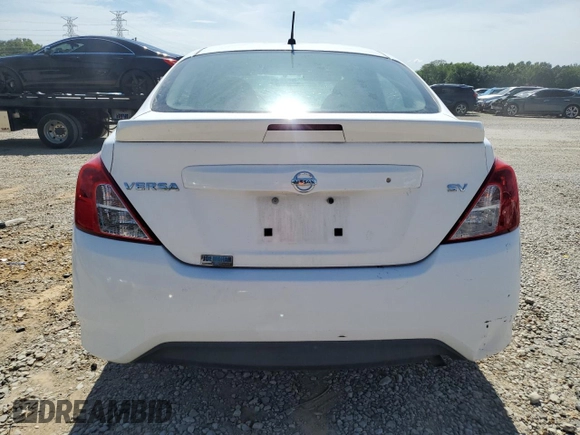 2017 Nissan Versa SV with VIN 3N1CN7AP9HK442284, listed as a Copart auction lot 58241265 with 110,065 mi miles and Salvage title. Bid and sale history available at DreamBid. Image 6.