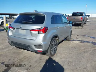 2021 Mitsubishi Outlander Sport SE with VIN JA4APVAU9MU019119, listed as a IAAI auction lot 41357738 with 124,480 mi miles. Bid and sale history available at carsss.com. Image 4.