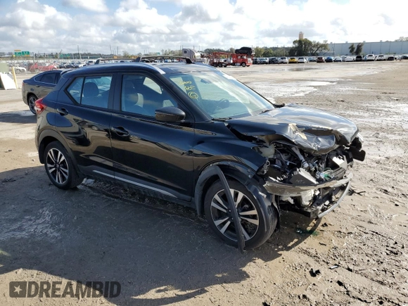 2019 Nissan Kicks SR with VIN 3N1CP5CU0KL528733, listed as a Copart auction lot 40777893 with 55,549 mi miles and . Bid and sale history available at DreamBid. Image 4.