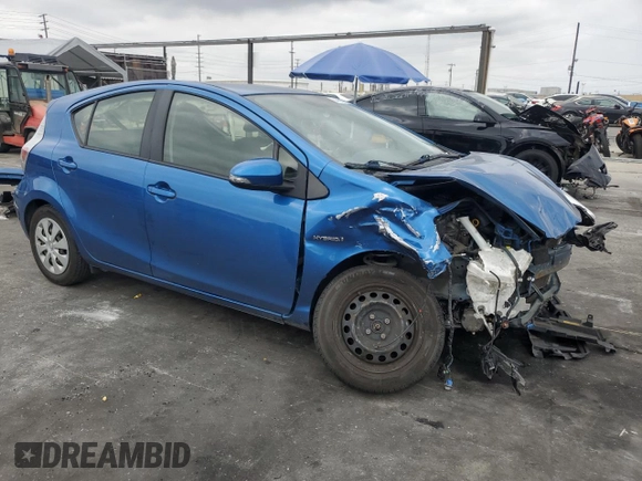 2013 Toyota Prius One with VIN JTDKDTB36D1548395, listed as a Copart auction lot 54456315 with 135,744 mi miles and Salvage Title. Bid and sale history available at carsss.com. Image 4.