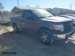 2014 Ford F-150 XL with VIN 1FTMF1CM3EFC57890, listed as a IAAI auction lot 41908369 with 228,743 mi miles. Bid and sale history available at carsss.com. Image 1.