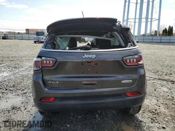 2019 Jeep Compass Latitude with VIN 3C4NJDBB5KT675311, listed as a Copart auction lot 51430265 with Not Provided miles and Salvage Title. Bid and sale history available at DreamBid. Image 6.