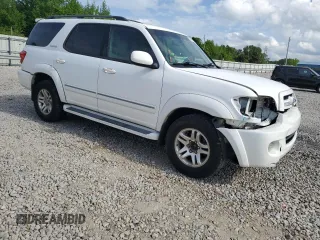 2006 Toyota Sequoia Limited with VIN 5TDZT38A06S273071, listed as a Copart auction lot 54582615 with 193,652 mi miles and Salvage Title. Bid and sale history available at DreamBid. Image 4.
