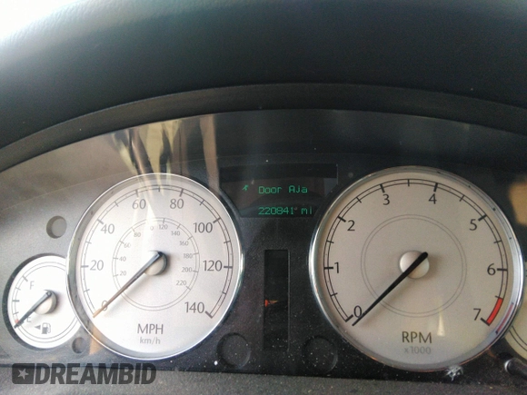 2007 Chrysler 300 Touring with VIN 2C3LA53G57H785979, listed as a IAAI auction lot 36241614 with 220,841 mi miles. Bid and sale history available at carsss.com. Image 7.