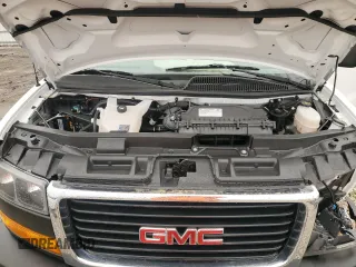 2022 GMC Savana Cargo Van with VIN 1GTW7AFP8N1147653, listed as a Copart auction lot 49812315 with 23,887 mi miles and Salvage Title. Bid and sale history available at carsss.com. Image 12.