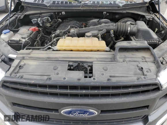 2019 Ford F-150 XL with VIN 1FTEW1CB4KKE45601, listed as a Copart auction lot 53000315 with 107,911 mi miles and Salvage title. Bid and sale history available at DreamBid. Image 11.