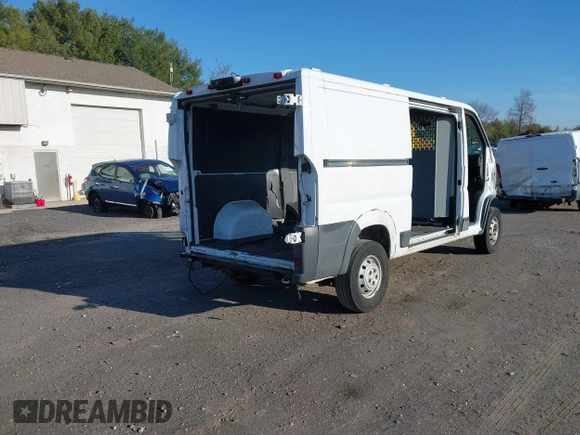 2018 Ram ProMaster Cargo with VIN 3C6TRVAG1JE152736, listed as a IAAI auction lot 40743120 with Not Provided miles and . Bid and sale history available at DreamBid. Image 4.