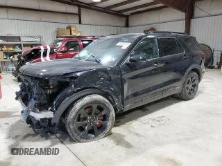 2020 Ford Explorer ST with VIN 1FM5K8GC9LGA24500, listed as a Copart auction lot 49854405 with 91,323 mi miles and Salvage Title. Bid and sale history available at carsss.com. Image 1.
