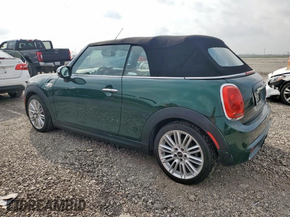 2017 MINI Convertible Cooper S with VIN WMWWG9C31H3C81249, listed as a Copart auction lot 57081835 with 49,378 mi miles and Salvage title. Bid and sale history available at DreamBid. Image 2.