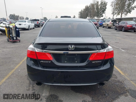 2014 Honda Accord Sport with VIN 1HGCR2F57EA070647, listed as a IAAI auction lot 41732469 with 167,146 mi miles and . Bid and sale history available at carsss.com. Image 16.