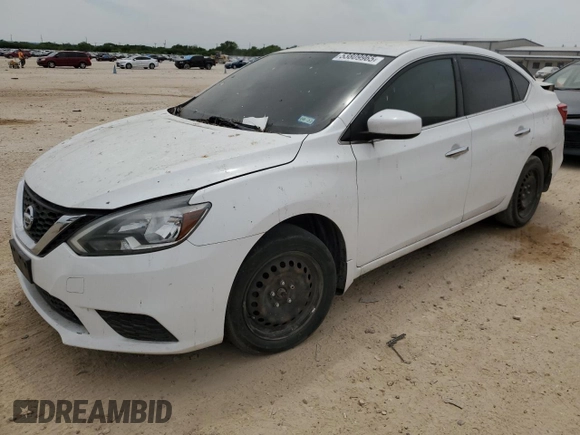 2017 Nissan Sentra S with VIN 3N1AB7AP1HY307412, listed as a Copart auction lot 53809965 with Not Provided miles and Salvage Title. Bid and sale history available at DreamBid. Image 1.