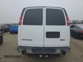 2014 GMC Savana Cargo Van with VIN 1GTW7FCA7E1912400, listed as a Copart auction lot 85908824 with 0 mi miles and Clean Title. Bid and sale history available at carsss.com. Image 6.