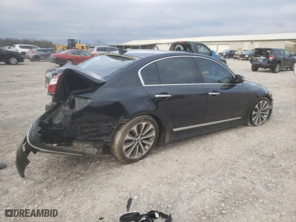2014 Hyundai Genesis 5.0L R-Spec with VIN KMHGC4DH2EU261493, listed as a Copart auction lot 41595155 with 108,868 mi miles and Clean Title. Bid and sale history available at carsss.com. Image 3.