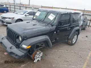 2021 Jeep Wrangler 80th Anniversary with VIN 1C4GJXAN0MW669192, listed as a IAAI auction lot 41465445 with 74,506 mi miles and . Bid and sale history available at DreamBid. Image 2.