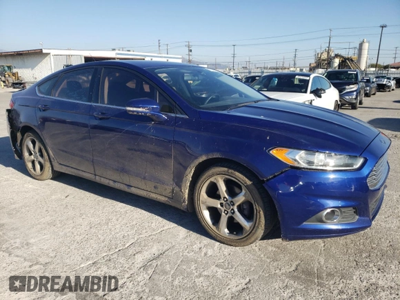 2013 Ford Fusion SE with VIN 3FA6P0HR1DR124704, listed as a Copart auction lot 46500985 with 140,483 mi miles and Salvage Title. Bid and sale history available at DreamBid. Image 4.