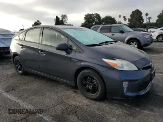 2012 Toyota Prius One with VIN JTDKN3DU4C1502095, listed as a Copart auction lot 66221805 with 124,023 mi miles and Salvage title. Bid and sale history available at DreamBid. Image 4.