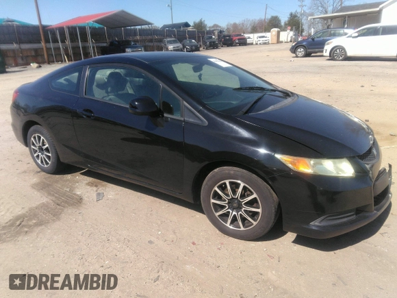 2013 Honda Civic Cpe LX with VIN 2HGFG3B51DH520775, listed as a IAAI auction lot 41853604 with 219,336 mi miles. Bid and sale history available at carsss.com. Image 1.