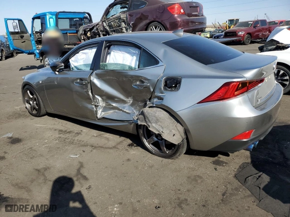 2020 Lexus IS with VIN JTHG81F28L5043173, listed as a Copart auction lot 76475844 with 27,083 mi miles and Salvage Title. Bid and sale history available at carsss.com. Image 2.
