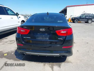 2015 Kia Optima SX Turbo with VIN 5XXGR4A62FG419859, listed as a IAAI auction lot 41805481 with 166,602 mi miles. Bid and sale history available at carsss.com. Image 16.
