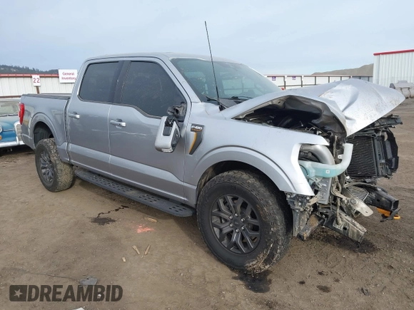 2021 Ford F-150 XL with VIN 1FTEW1E85MFC35859, listed as a IAAI auction lot 41469742 with 39,623 mi miles. Bid and sale history available at carsss.com. Image 1.