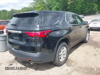 2023 Chevrolet Traverse LS z VIN 1GNERFKW9PJ319344, wystawiony jako IAAI lot #42181237 z przebiegiem 33 760 mil mil oraz . Historia ofert i sprzedaży dostępna na DreamBid. Obrazek 4.