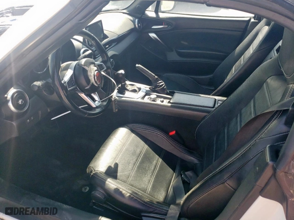 2017 FIAT 124 Spider Elaborazione Abarth with VIN JC1NFAEK0H0105912, listed as a Copart auction lot 53077885 with 72,652 mi miles and Salvage Title. Bid and sale history available at carsss.com. Image 7.