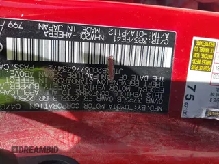 2007 Toyota Prius with VIN JTDKB20U677643472, listed as a IAAI auction lot 42664216 with 212,377 mi miles and . Bid and sale history available at DreamBid. Image 9.