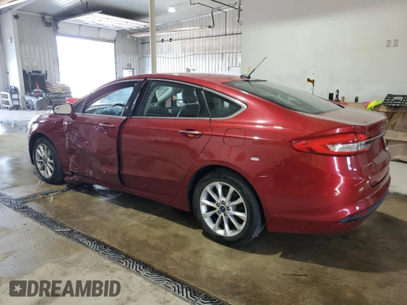 2017 Ford Fusion SE with VIN 3FA6P0HDXHR102646, listed as a Copart auction lot 62230085 with 115,915 mi miles and Salvage title. Bid and sale history available at DreamBid. Image 2.